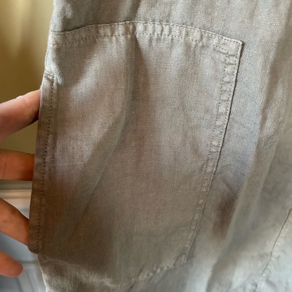 Women's Linen Dress - Picture 4 of 7